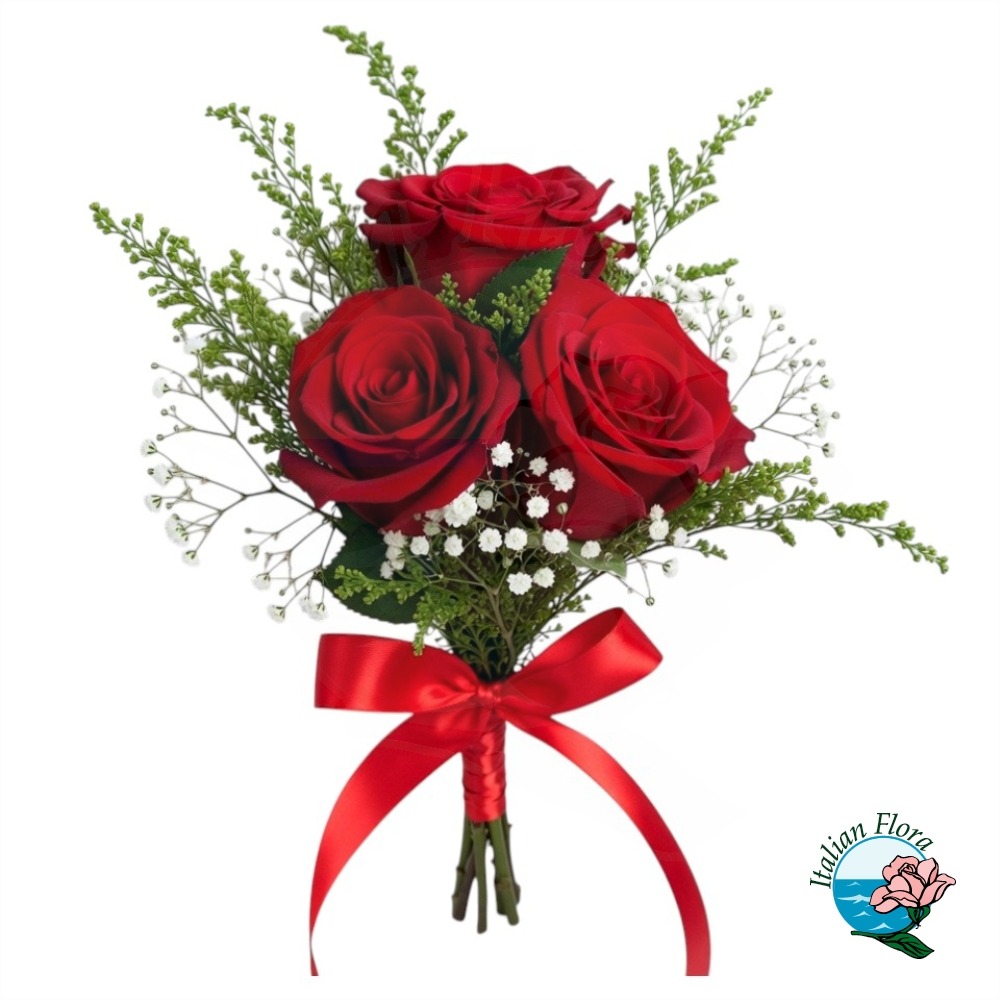 3 rose rosse 3 rose rosse